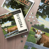 Ferndale, California 1000 Piece Puzzle | Cow in Pasture